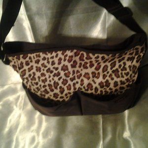 Carter's Diaper Bag Leopard Print Changing Pad